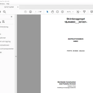 John Deere H480C Skördaraggregat INSTRUKTIONSBOK F670718 - PDF DOWNLOAD