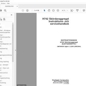 John Deere H742 Skordaraggregat INSTRUKTIONSBOK OMF069590 - PDF DOWNLOAD