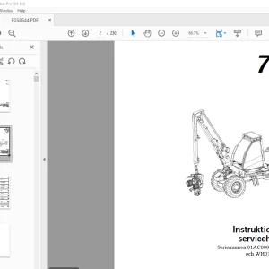 John Deere Timberjack 770 Skordare Instruktions och servicehandbok PDF