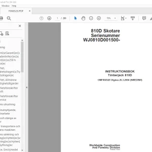 John Deere Timberjack 810D INSTRUKTIONSBOK OMF066520 - PDF DOWNLOAD