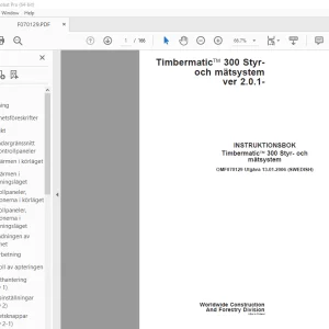 John Deere Timbermatic 300 Styroch ver 2.0.1- INSTRUKTIONSBOK PDF