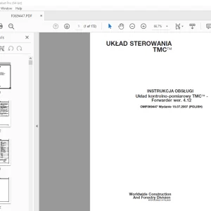 John Deere Forwarder 4.12 INSTRUKCJA OBSŁUGI PDF