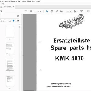 Krupp KMK 4070 Crane Spare Parts Manual DE_EN - PDF DOWNLOAD