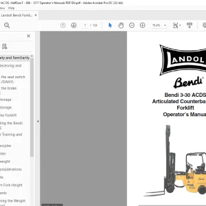 Landoll Bendi 3-30 ACDS Operator’s Manual F-898-1217 - PDF DOWNLOAD