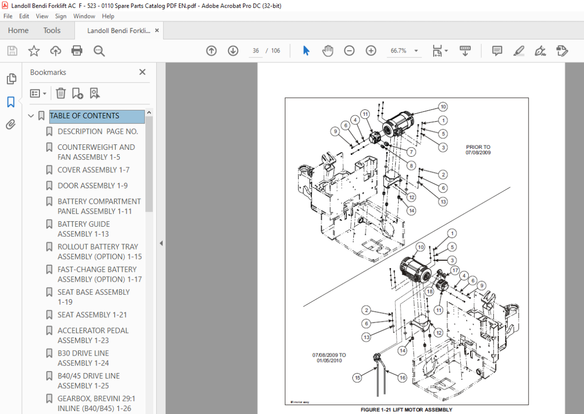 Landoll Bendi Forklift AC Parts Manual - PDF DOWNLOAD - HeyDownloads ...