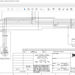 Landoll Bendi Forklift B3/30 Electrical Schematic Manual 151106