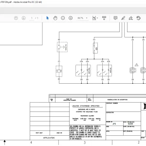 Landoll Bendi Forklift B3/AC Electrical Schematic Manual 156331