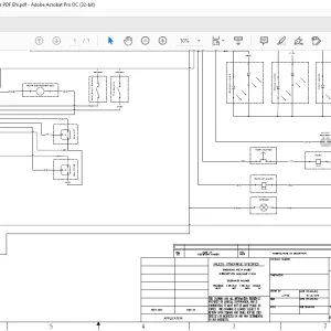 Landoll Bendi Forklift B3/AC Electrical Schematic Manual 65459