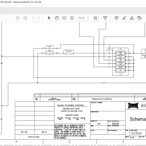 Landoll Bendi Forklift B55AC Electrical Schematic Manual 163859