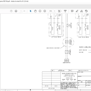 Landoll Bendi Forklift  Electric Wiring Diagrams Manual  130945