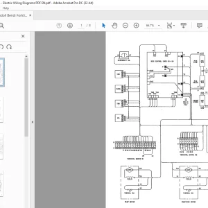 Landoll Bendi Forklift FL - 60 - EX - Electric Wiring Diagrams  Manual