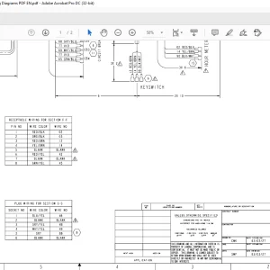 Landoll Bendi Forklift  Harness Steer Column Wiring Diagrams Manual 130160 -