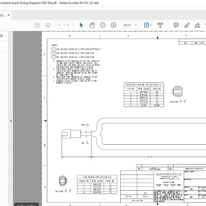 Landoll Bendi Forklift SERIE IV Harness Overhead Guard Wiring Diagrams Manual 130166