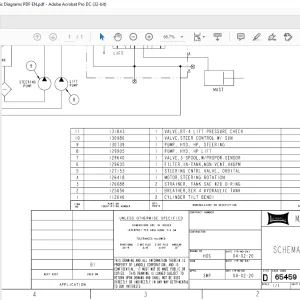 Landoll Bendi Forklift SERIE IV Hydraulic Schematic Manual 131584 PDF