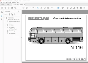 Man Neoplan N 116 Cityline Ersatzteildokumentation - PDF DOWNLOAD