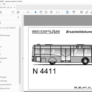 Man Neoplan N 4411 Ersatzteildokumentation 02_12_D_VG DÖBELN PDF