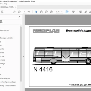 Man Neoplan N 4416 01_08_D_Herne Ersatzteildokumentation - PDF DOWNLOAD