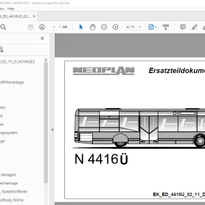 Man Neoplan N 4416Ü Ersatzteildokumentation 02_11_D_VOYAGES Weber PDF