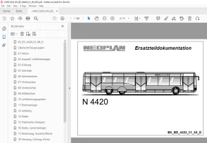 Man Neoplan N 4420 Ersatzteildokumentation - PDF DOWNLOAD