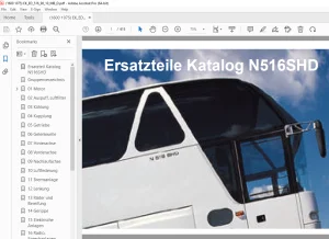 Man Neoplan N 516SHD Starliner MB Motor Ersatzteil Katalog PDF