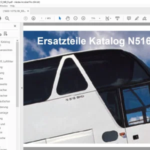Man Neoplan N 516SHD Starliner MB Motor Ersatzteil Katalog PDF