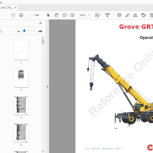 Manitowoc Grove GRT8100 Operator Manual - PDF DOWNLOAD