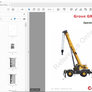 Manitowoc Grove GRT880 Operator Manual CTRL643-01 - PDF