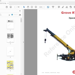 Manitowoc Grove RT540E Operator Manual 516-04 - PDF DOWNLOAD