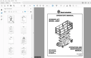 Marklift MODEL J30EP SCISSOR LIFT OPERATOR'S MANUAL 17234 - PDF DOWNLOAD
