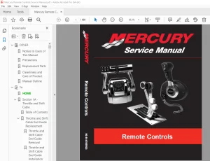 Mercury Remote Controls Service Manual - PDF DOWNLOAD