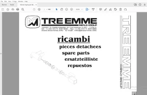 Merlo Hydraulic Winch On Carriage ZM2 Parts Manual 3M000024-3M004372 - PDF