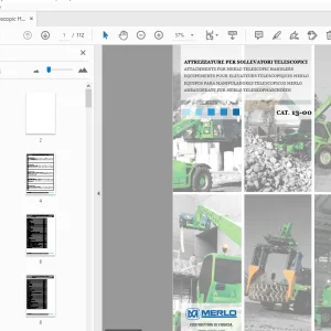 Merlo Telescopic Handlers 2013 Attachments CAT13-00 - PDF DOWNLOAD