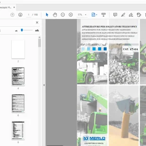 Merlo Telescopic Handlers 2017 Attachments CAT17-01 - PDF
