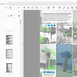 Merlo Telescopic Handlers 2019 Attachments CAT19-00 - PDF DOWNLOAD