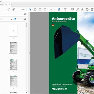 Merlo Telescopic Handlers 2022 Attachments CAT.2022-01 - PDF