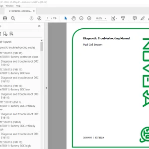 Nuvera N1800V36, N1821V36, N1800V48, N1824V48 Diagnostic Troubleshooting Manual PDF