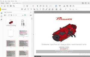 Prinoth M650h-2350 Parts Manual SN10344713 - PDF DOWNLOAD