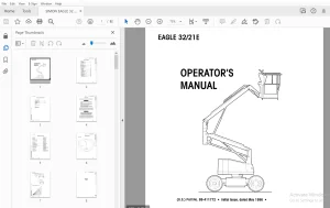 SIMON EAGLE 32/21E OPERATOR'S MANUAL 89-411772 - PDF