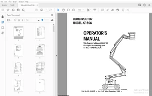SIMON MODEL 60C CONSTRUCTOR OPERATOR'S MANUAL 89-446002 - PDF