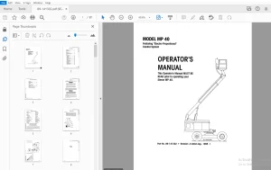 SIMON MP 40 ELECTRO-PROPORTIONAL OPERATOR'S MANUAL - PDF