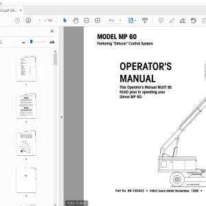 SIMON MP 60 CONTROL SYSTEM OPERATOR'S MANUAL 89-160402 - PDF DOWNLOAD