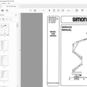 SIMON RZB SERIES SERVICE MANUAL - PDF DOWNLOAD