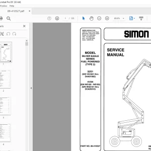 SIMON SILVER EAGLE SERIES 32/21 41/24 SERVICE MANUAL - PDF DOWNLOAD