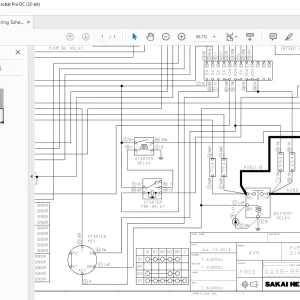 Sakai VIBRATING Roller 439  Electric Wiring Schematic Manual - PDF DOWNLOAD