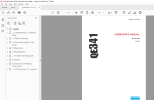 Sandvik Crusher QE341 Operators Manual  - PDF DOWNLOAD