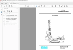 Sandvik Drill Rig D75KS Commissioning Manual - PDF DOWNLOAD