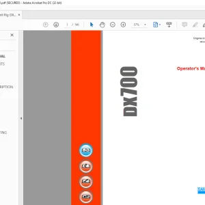 Sandvik Drill Rig DX700 Operators Manual - PDF DOWNLOAD