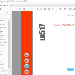 Sandvik Loader LH517 Service and Repair Manual - PDF DOWNLOAD