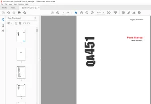 Sandvik Mining QA451 Parts Manual_260613 - PDF DOWNLOAD