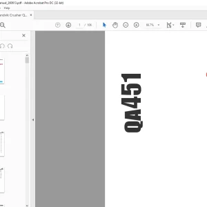 Sandvik Mining QA451 Parts Manual_260613 - PDF DOWNLOAD